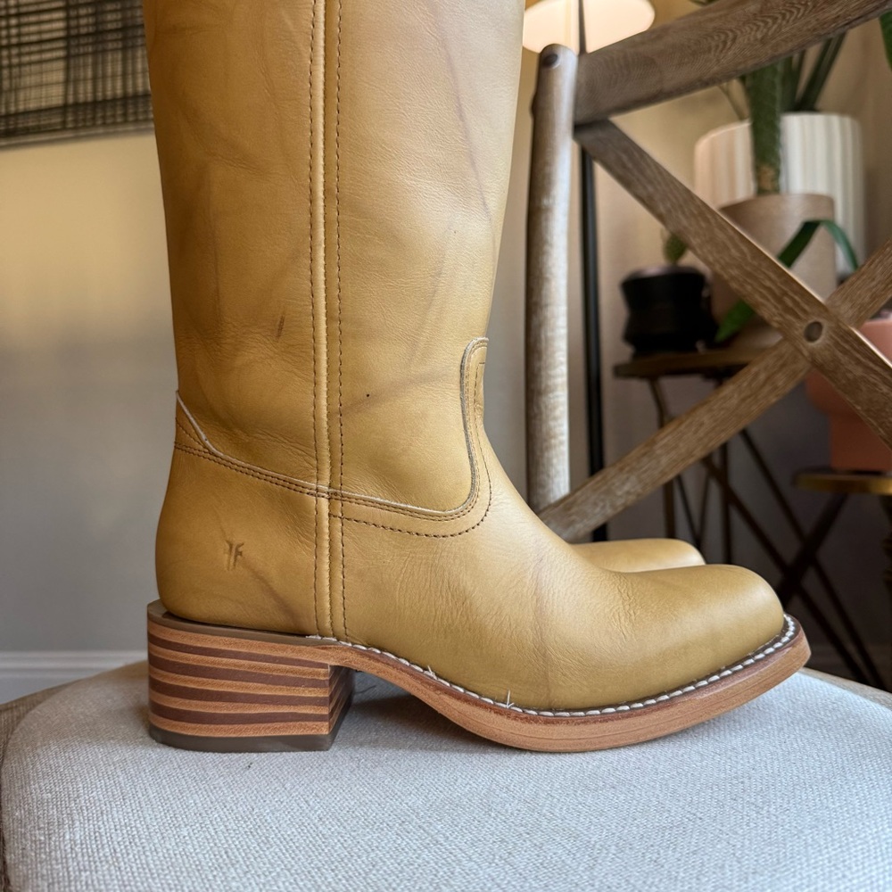 Frye campus 14L wide calf boots banana - Picture 9 of 9